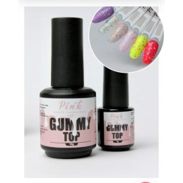Gummy Top mit buntem...